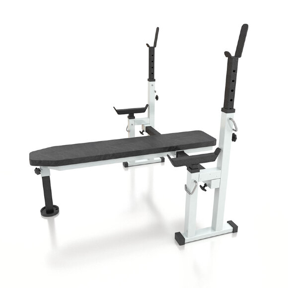 Скамья для жима лежа со страховочными упорами ProfiGym Скамья для жима лежа со страховочными упорами ProfiGym