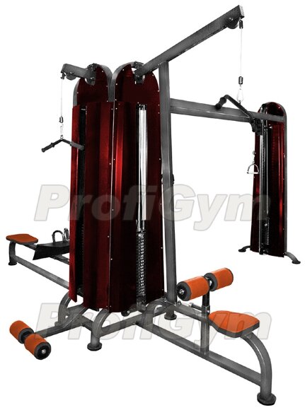 Четыресторониий грузоблочный тренажер 5 стеков ProfiGym МС-0021-С Четыресторониий грузоблочный тренажер 5 стеков ProfiGym МС-0021-С